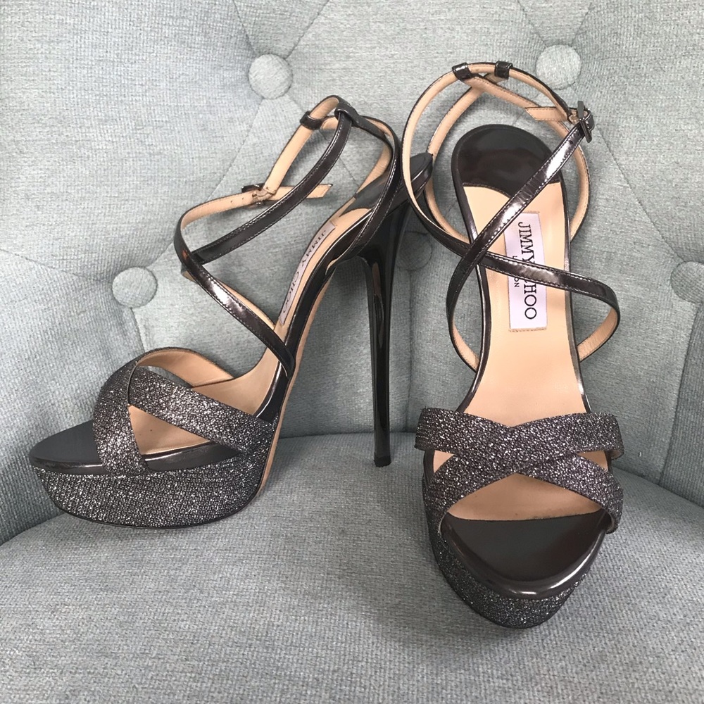 Jimmy Choo Metallic Sandals